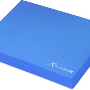 ProsourceFit Exercise Balance Pad, Non-Slip Cushioned Foam Mat & Knee Pad for Fitness and Stability Training, Yoga, Physical Therapy